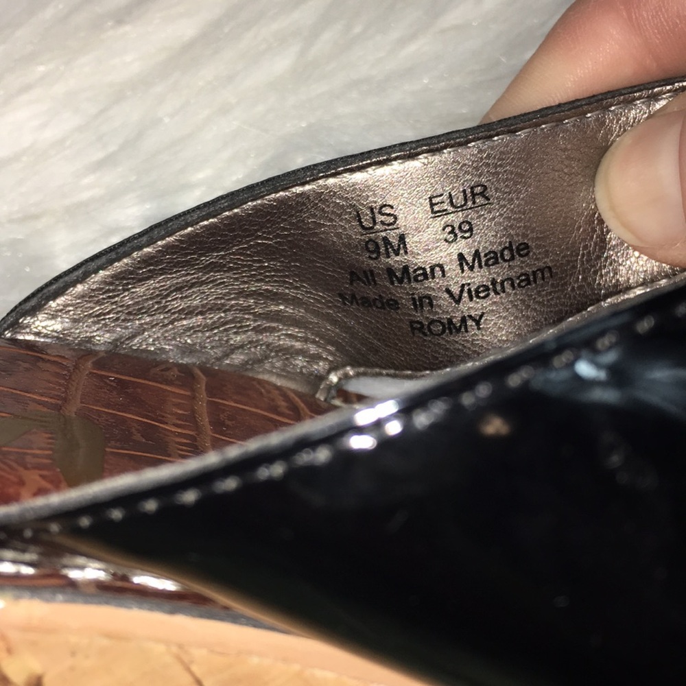 Sam Edelman Romy cork wedge thong sandals size 9 - Picture 8 of 8